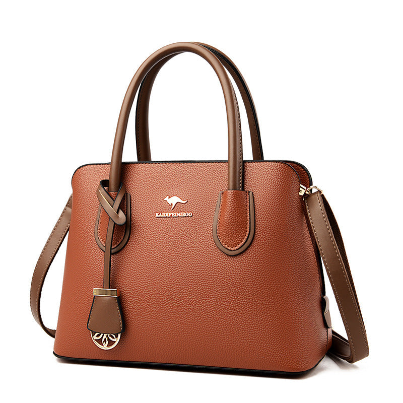 Luxurious Leather Large-capacity High-end Women's Handbag