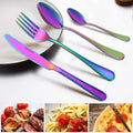 4-Pieces Set: Flatware Stainless Steel Silverwar