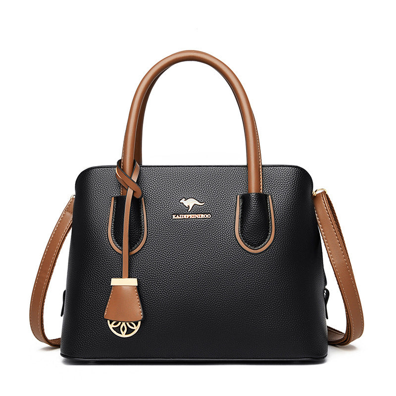 Luxurious Leather Large-capacity High-end Women's Handbag