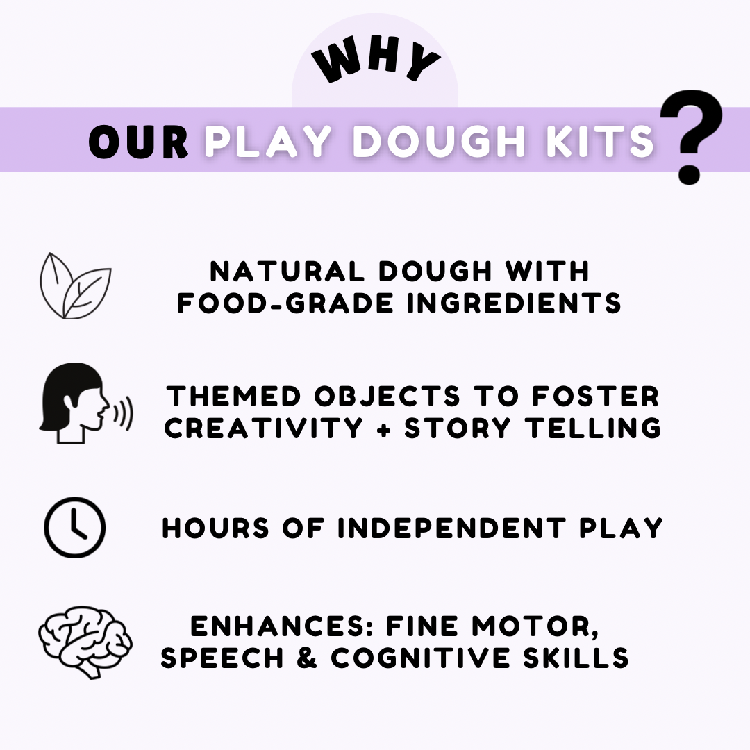 Dinosaur Playdough Sensory Toy Kit