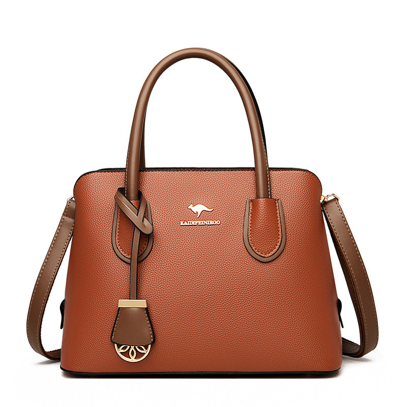 Luxurious Leather Large-capacity High-end Women's Handbag