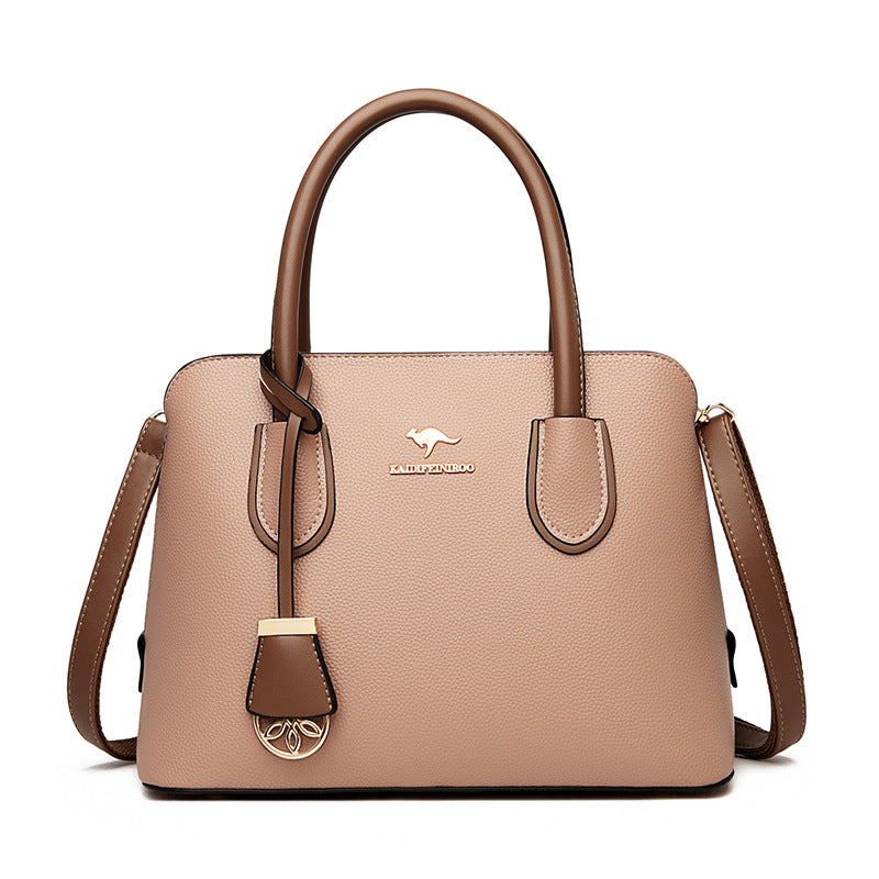 Luxurious Leather Large-capacity High-end Women's Handbag