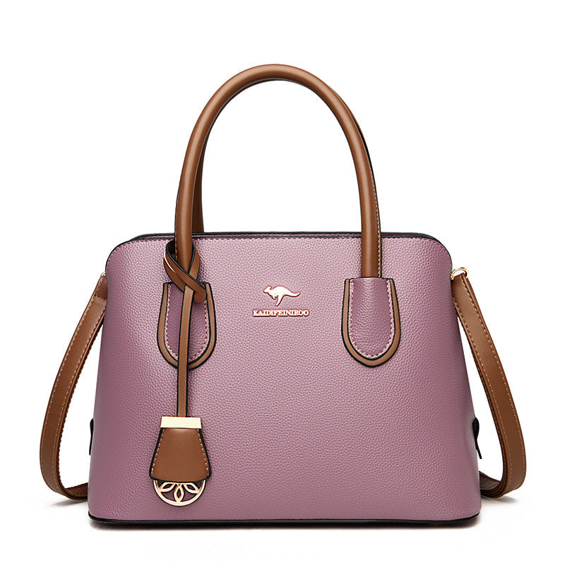 Luxurious Leather Large-capacity High-end Women's Handbag