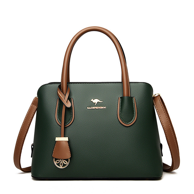 Luxurious Leather Large-capacity High-end Women's Handbag