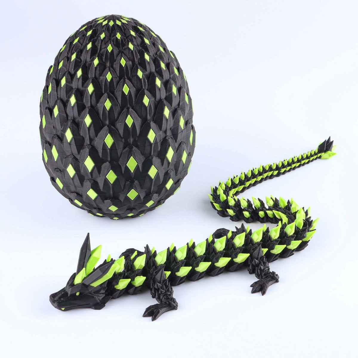3D Printed Crystal Dragon Fidget Toy