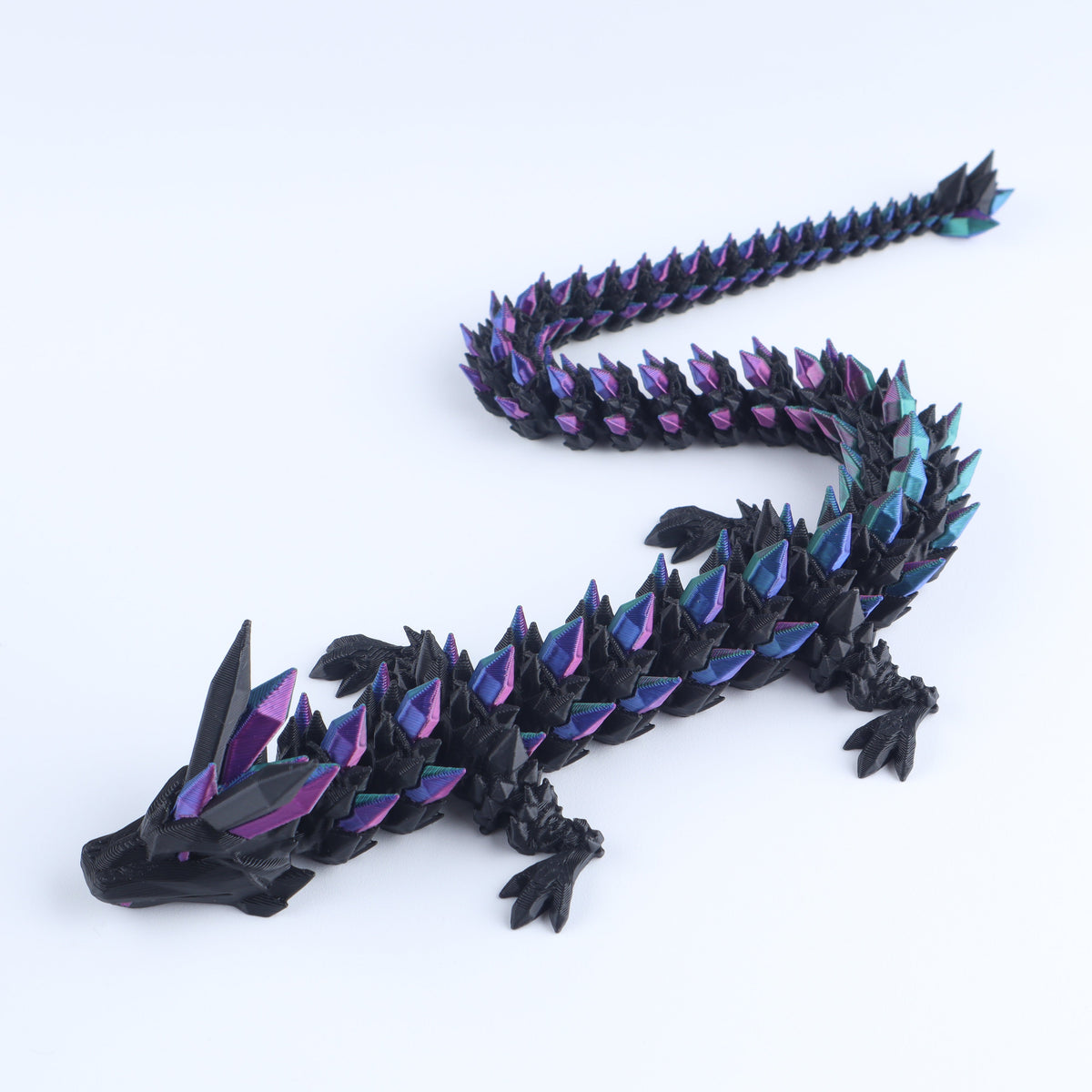 3D Printed Crystal Dragon Fidget Toy