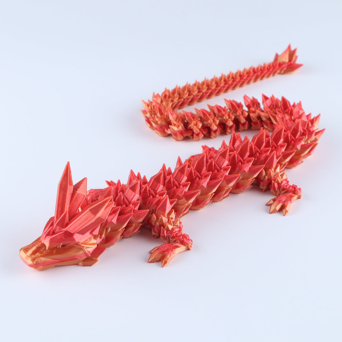 3D Printed Crystal Dragon Fidget Toy