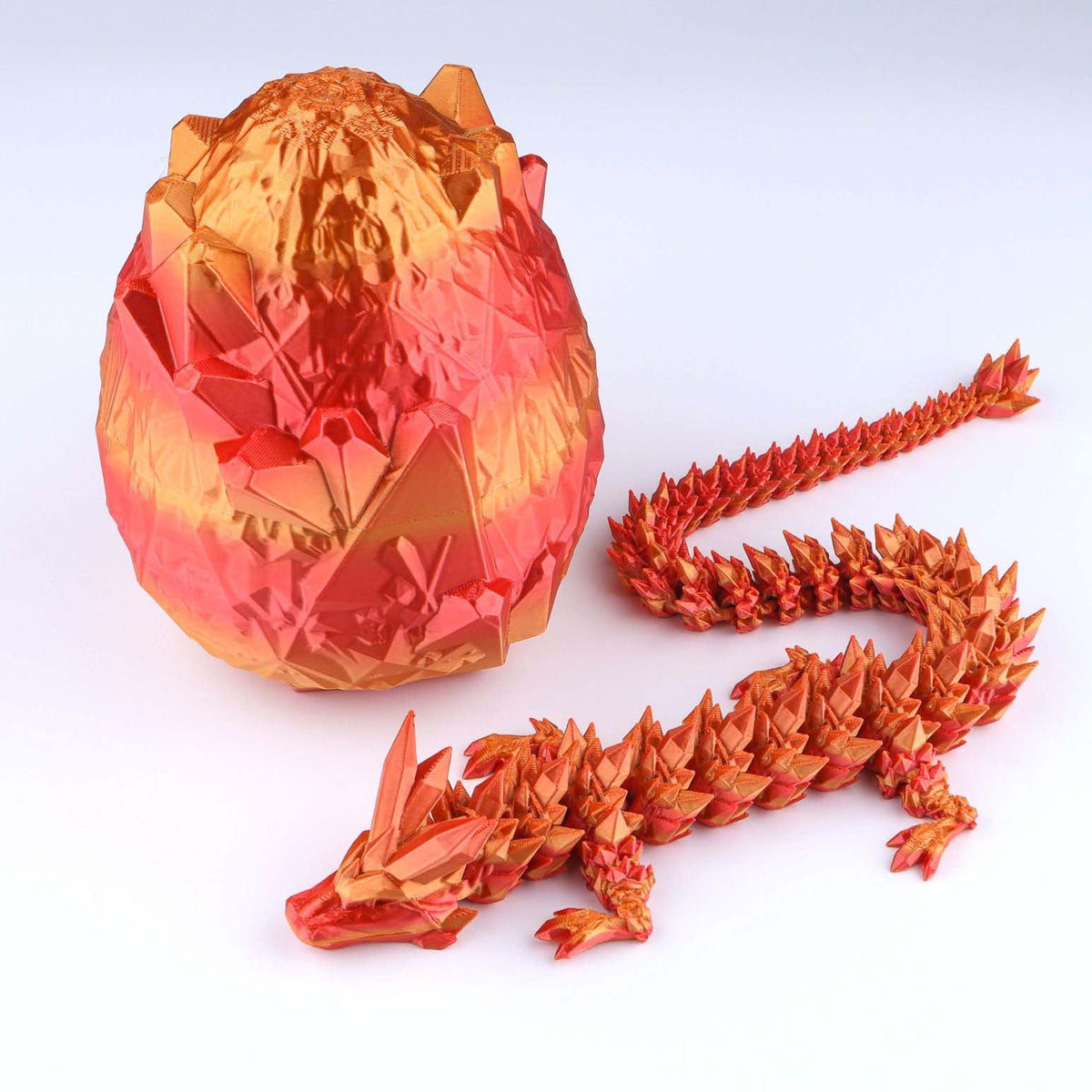 3D Printed Crystal Dragon Fidget Toy
