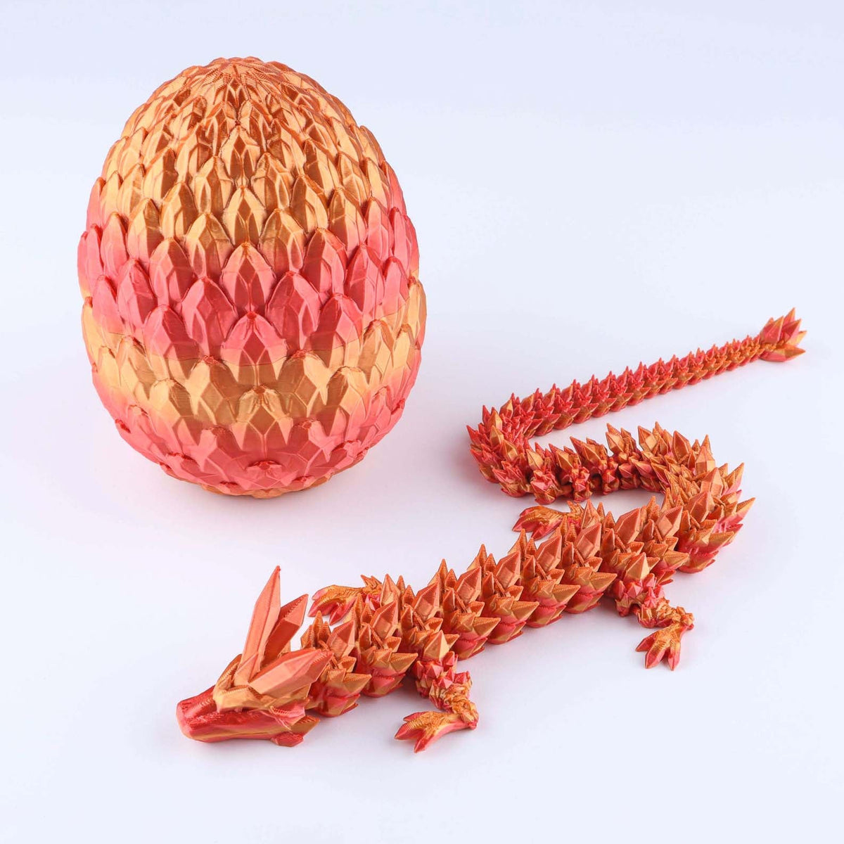 3D Printed Crystal Dragon Fidget Toy