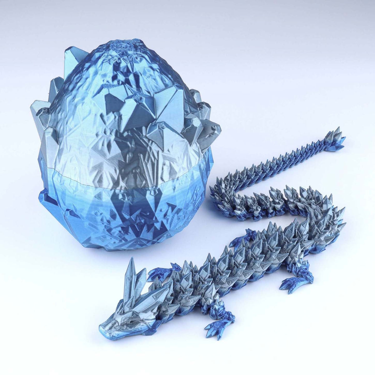 3D Printed Crystal Dragon Fidget Toy