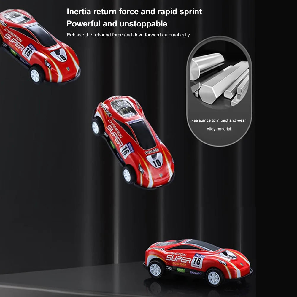 100Pcs Alloy Diecast Mini Cars Model Se Toys for Boys Sliding Inertia Pull Back Vehicle