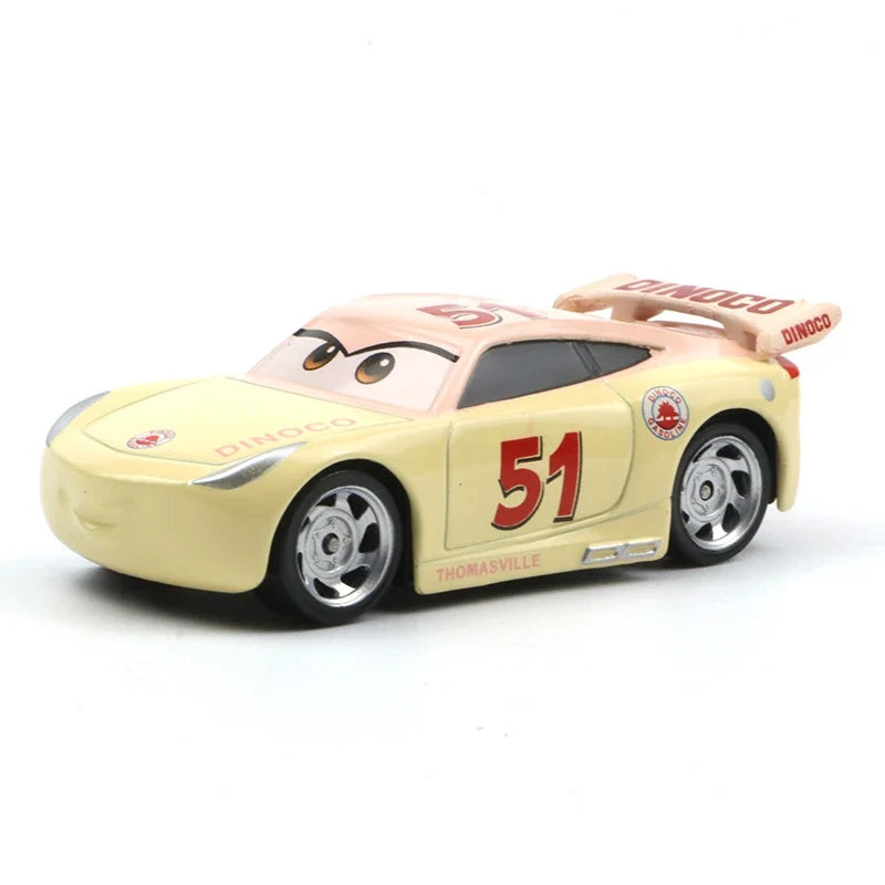 Pixar Cars Scarcity Version Lightning McQueen Cruz Ramirez Tex Dinoco Sarge Metal Diecast Vehicle Model Toys Kid Boy Gift
