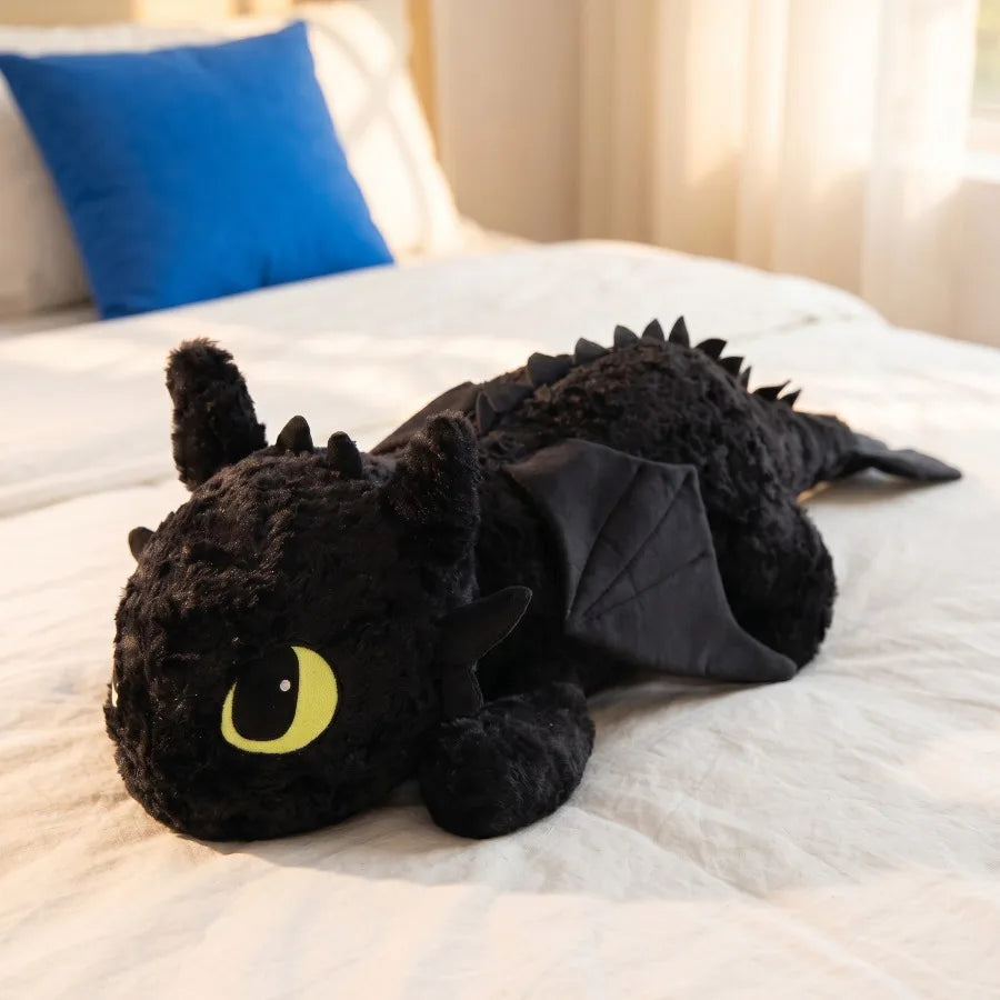 Cute White Dragon Plush Body Pillow