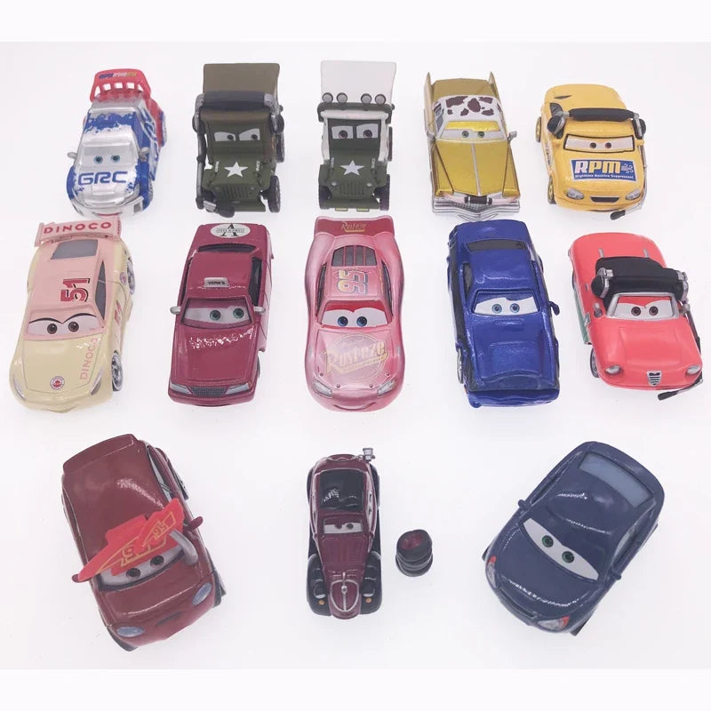 Pixar Cars Scarcity Version Lightning McQueen Cruz Ramirez Tex Dinoco Sarge Metal Diecast Vehicle Model Toys Kid Boy Gift