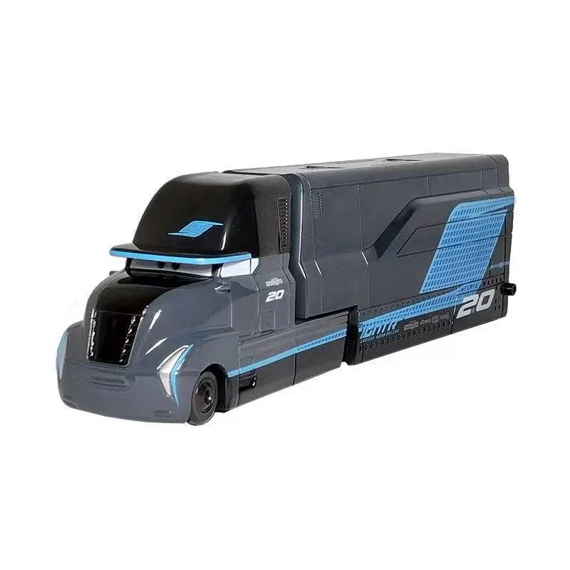 Cars 2 Mack Truck Pixar Racing Car Lightning McQueen Jackson Storm Car 3 Truck Set Metal Toy Model Cars