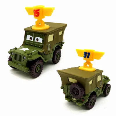 Pixar Cars Scarcity Version Lightning McQueen Cruz Ramirez Tex Dinoco Sarge Metal Diecast Vehicle Model Toys Kid Boy Gift