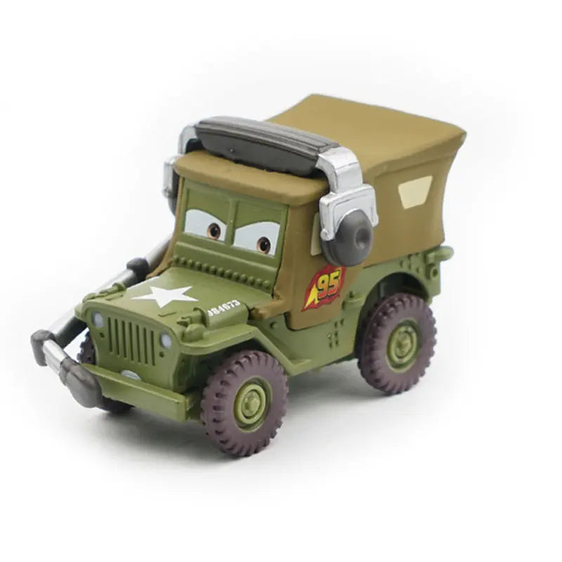 Pixar Cars Scarcity Version Lightning McQueen Cruz Ramirez Tex Dinoco Sarge Metal Diecast Vehicle Model Toys Kid Boy Gift