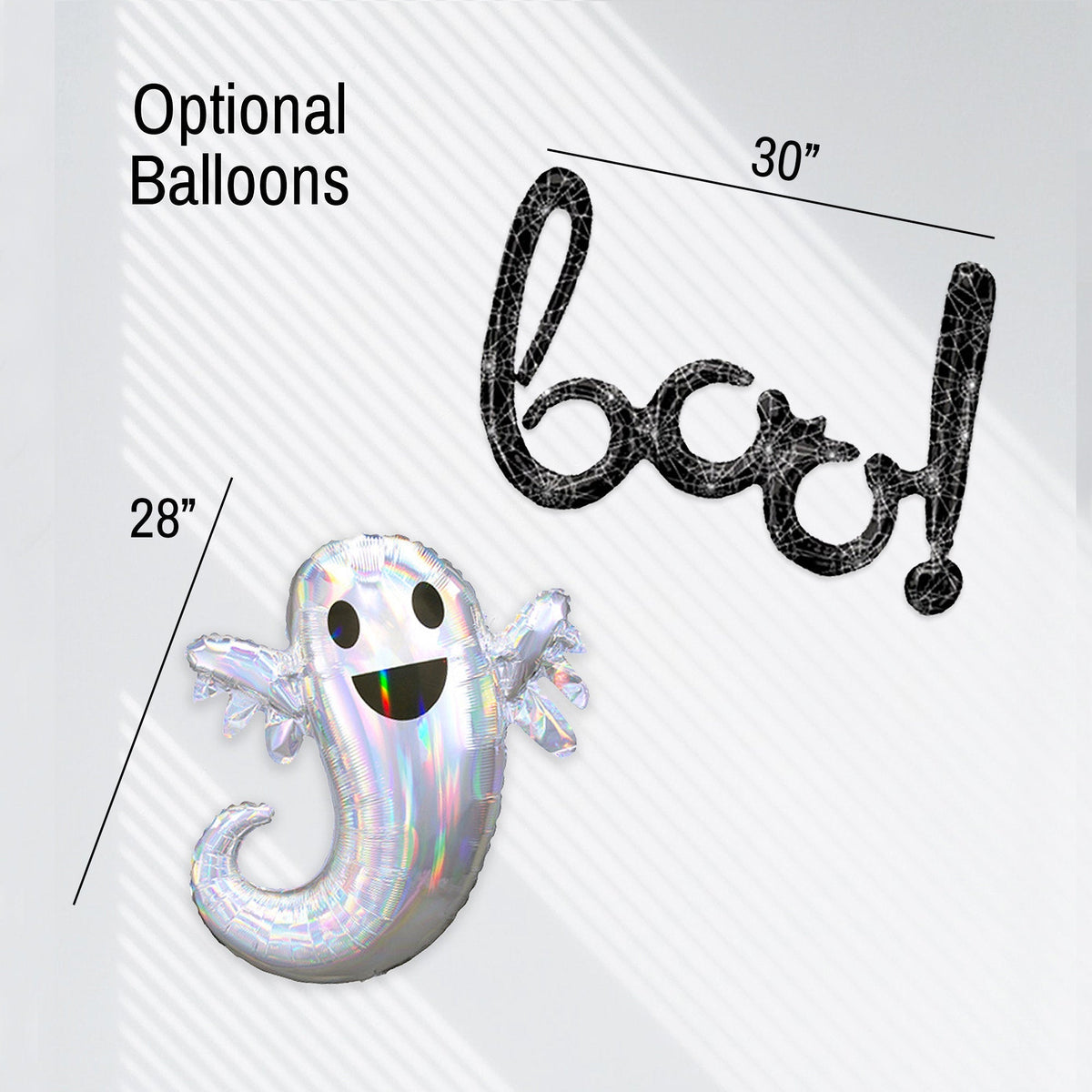 Classic Halloween Balloon Garland Kit– Black, Orange, Ghost & Bats