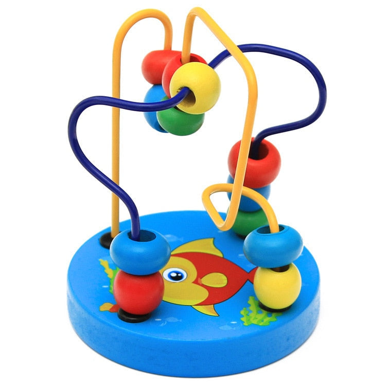 Baby Toddler Educational Toy Lovely Animals Round beads