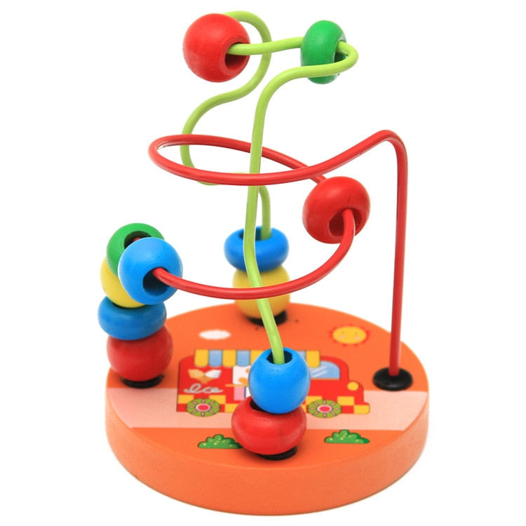 Baby Toddler Educational Toy Lovely Animals Round beads