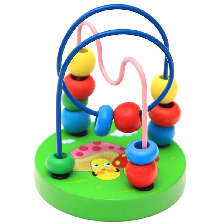 Baby Toddler Educational Toy Lovely Animals Round beads