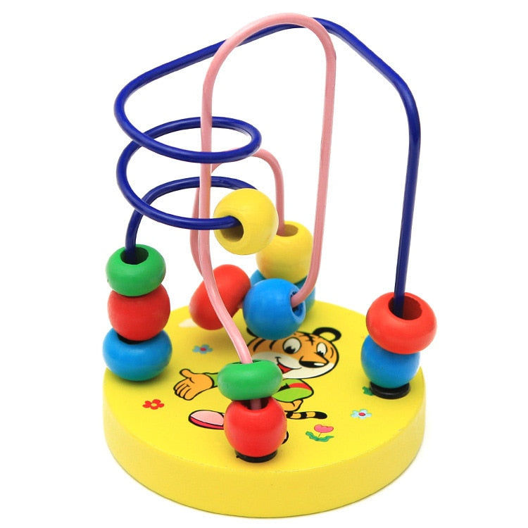 Baby Toddler Educational Toy Lovely Animals Round beads